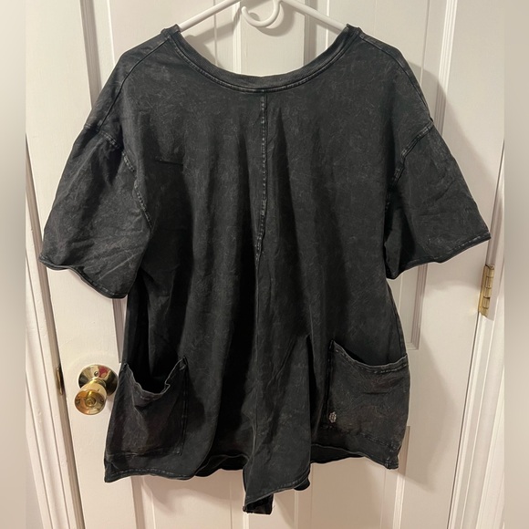 FP Movement Women's Hot Shot Tee Romper - black wash - size L - Picture 4 of 6